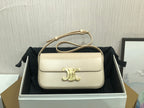 Celine Triomphe Shoulder Bag - Cream Smooth Calfskin — Article 262
