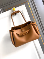 Loewe Medium Madrid — Desert Tan Supple Calfskin / Gold — Article 1023