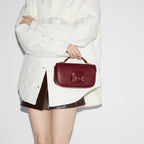 Gucci Horsebit1955 Soft Small Top Handle Bag — Rosso Ancora Leather — Article 82