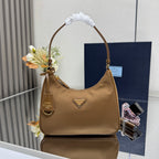 Prada Re-Edition 2005 Re-Nylon and Saffiano Mini Bag — Tan — Article 1014