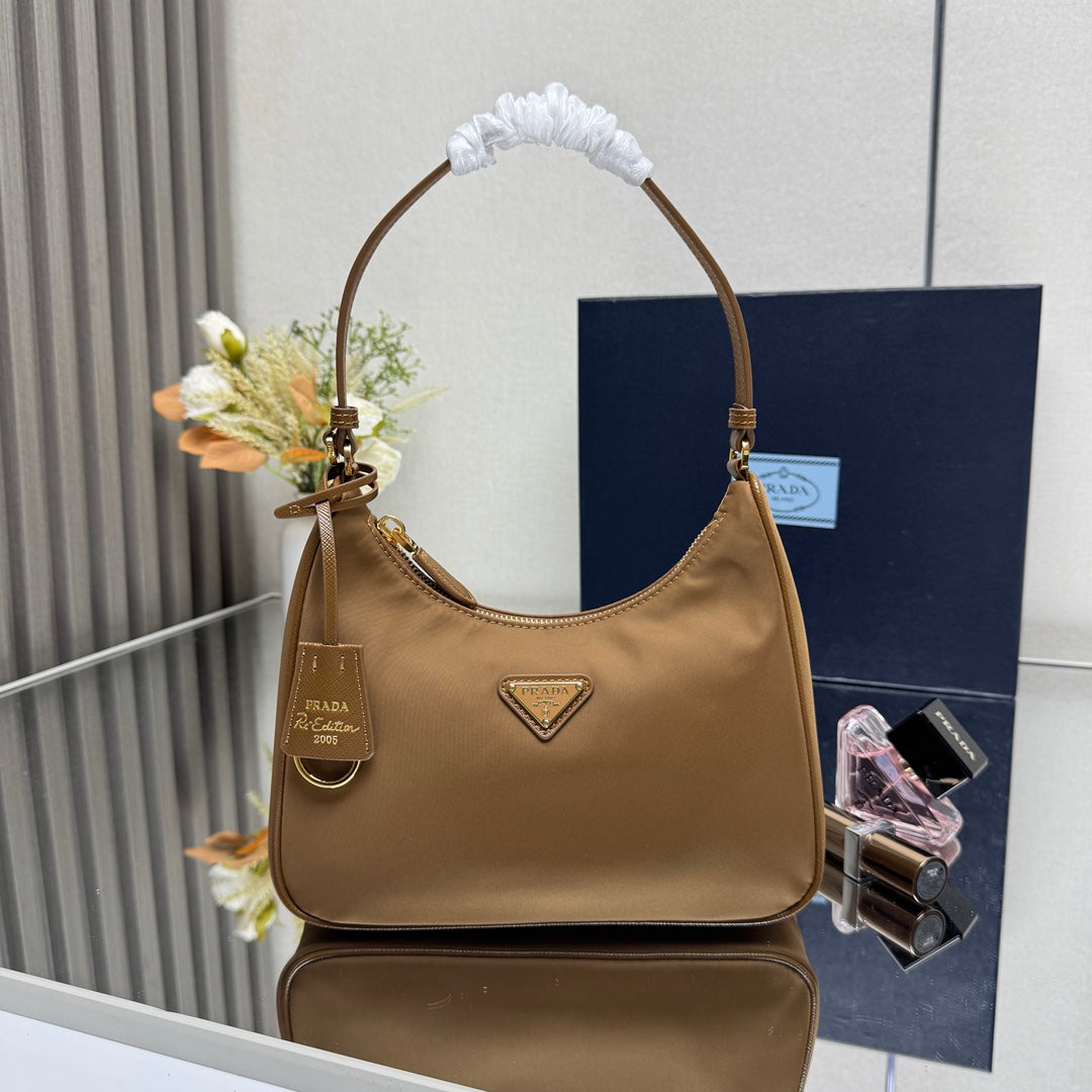 Hobo Shoulder Bag — 1N204M — Tan — view 1