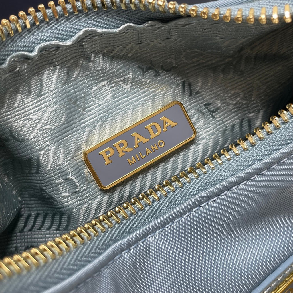 Hobo Shoulder Bag — 1NE204 — Blue — view 9