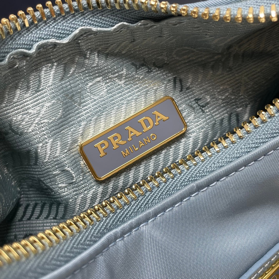 Hobo Shoulder Bag — 1NE204 — Blue — view 9