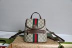 Gucci Ophidia Mini Backpack - Beige and Brown GG Canvas — Article 241