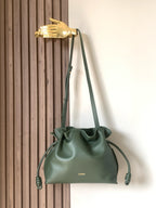 Loewe Mini Flamenco Nappa Calfskin Clutch — Green — Article 1249