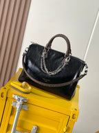 Louis Vuitton Speedy Soft 30 — Black LV Vibe / Mini Monogram Trim — Article 960