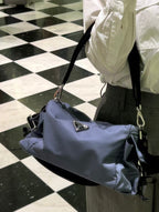 Prada Explore Re-Nylon and Leather Bag - Blue — Article 1362