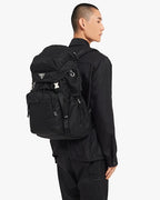 Prada Re-Nylon and Saffiano Leather Technical Backpack - Black — Article 1392