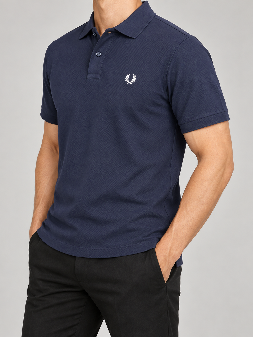 Navy Classic Polo - view 2