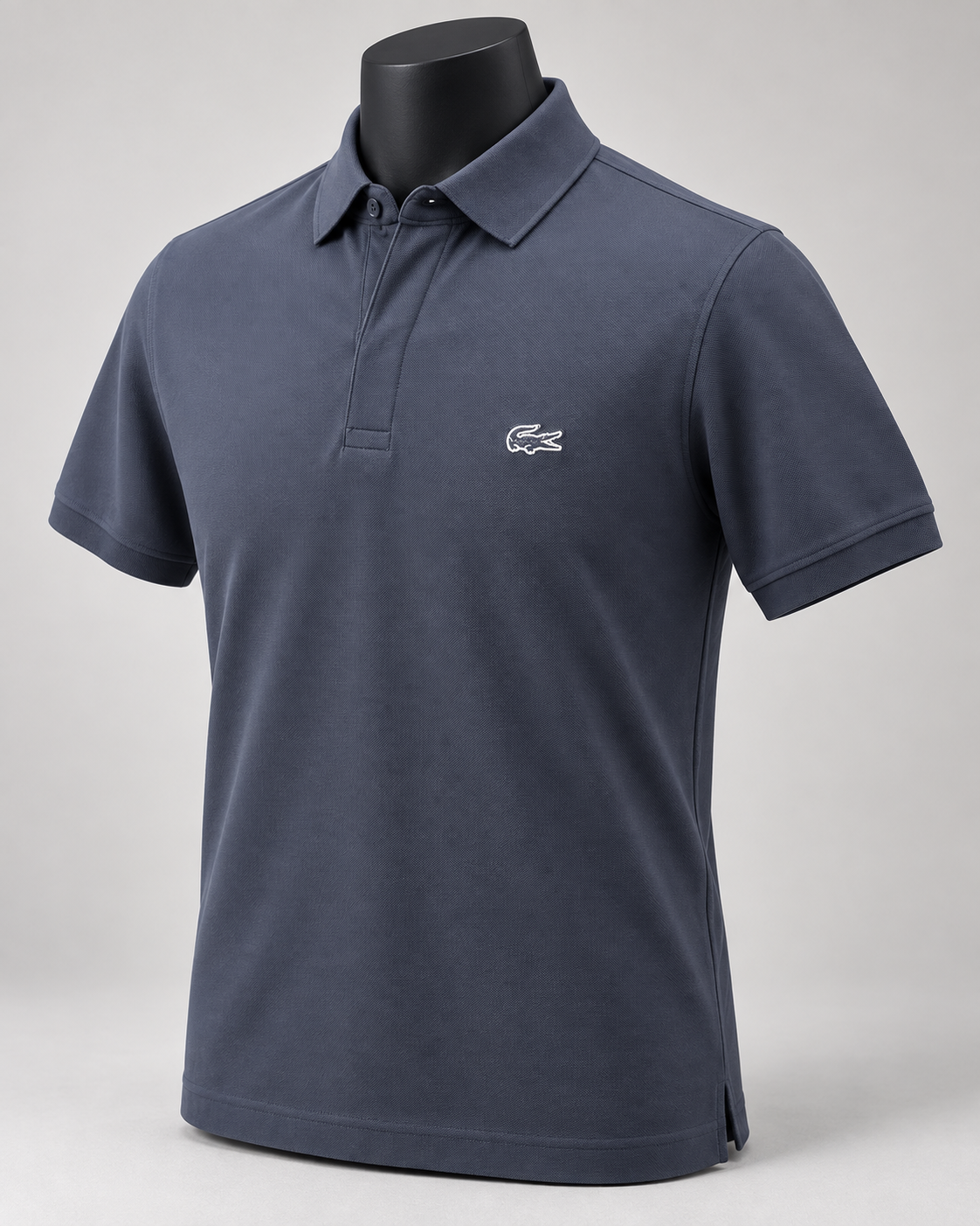 Dark Slate Outlined-Croc Polo Shirt - view 3