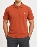 RL — Rust-Orange Small-Pony Polo Shirt