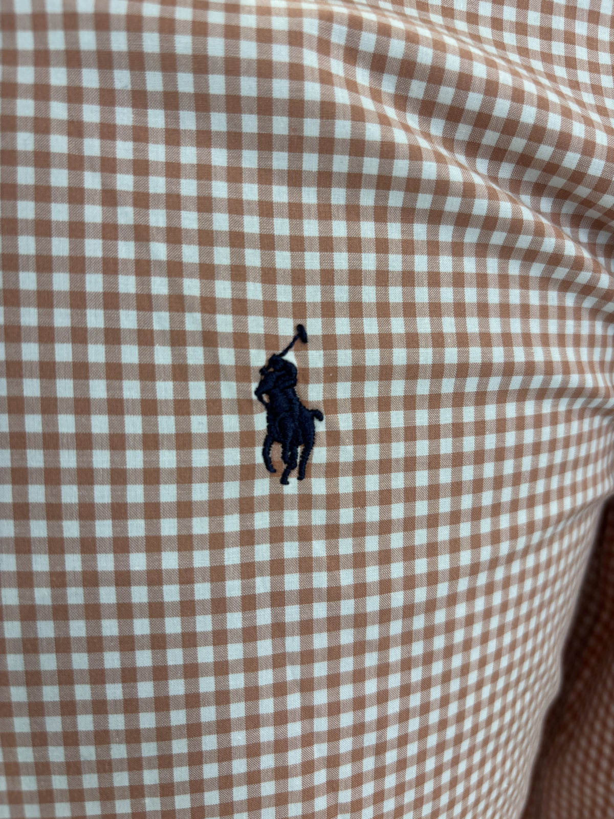Men’s Rust & White Gingham Shirt - view 5
