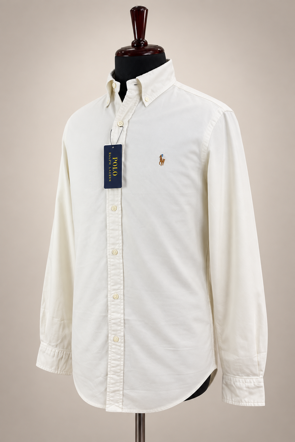 Men’s Ivory Textured Shirt - view 3