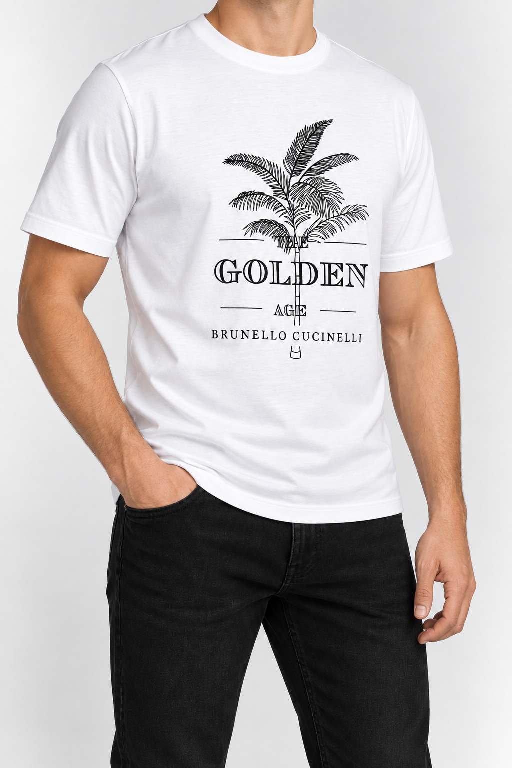 Men’s White Golden Age T-Shirt - view 2