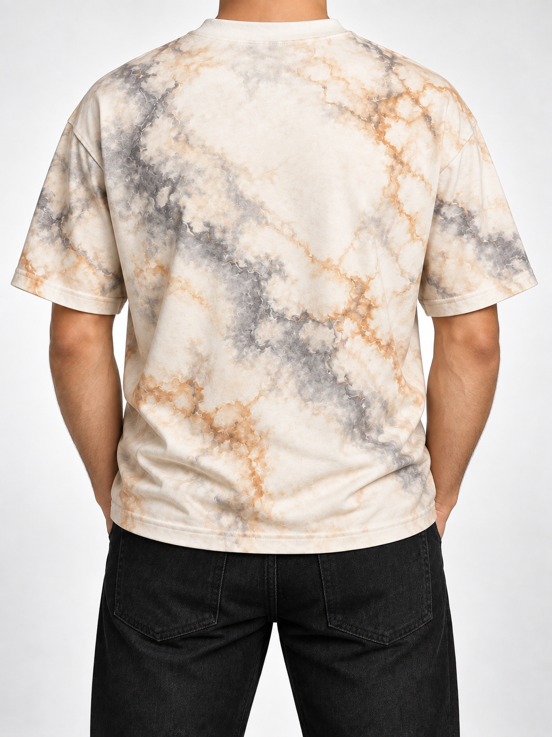 Men’s Marble Tie-Dye Logo T-Shirt - view 4