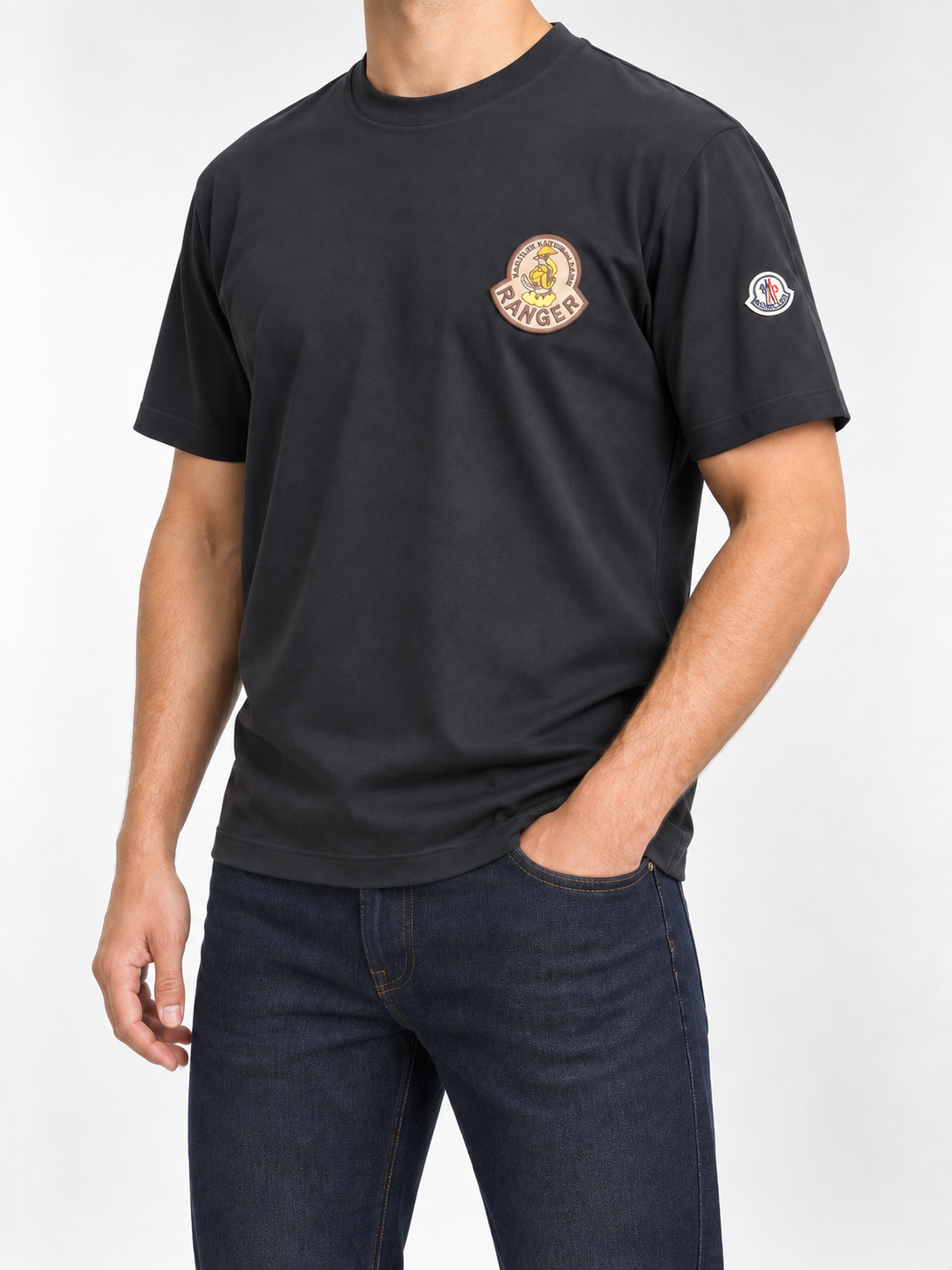 Men’s Charcoal Ranger Patch T-Shirt - view 3