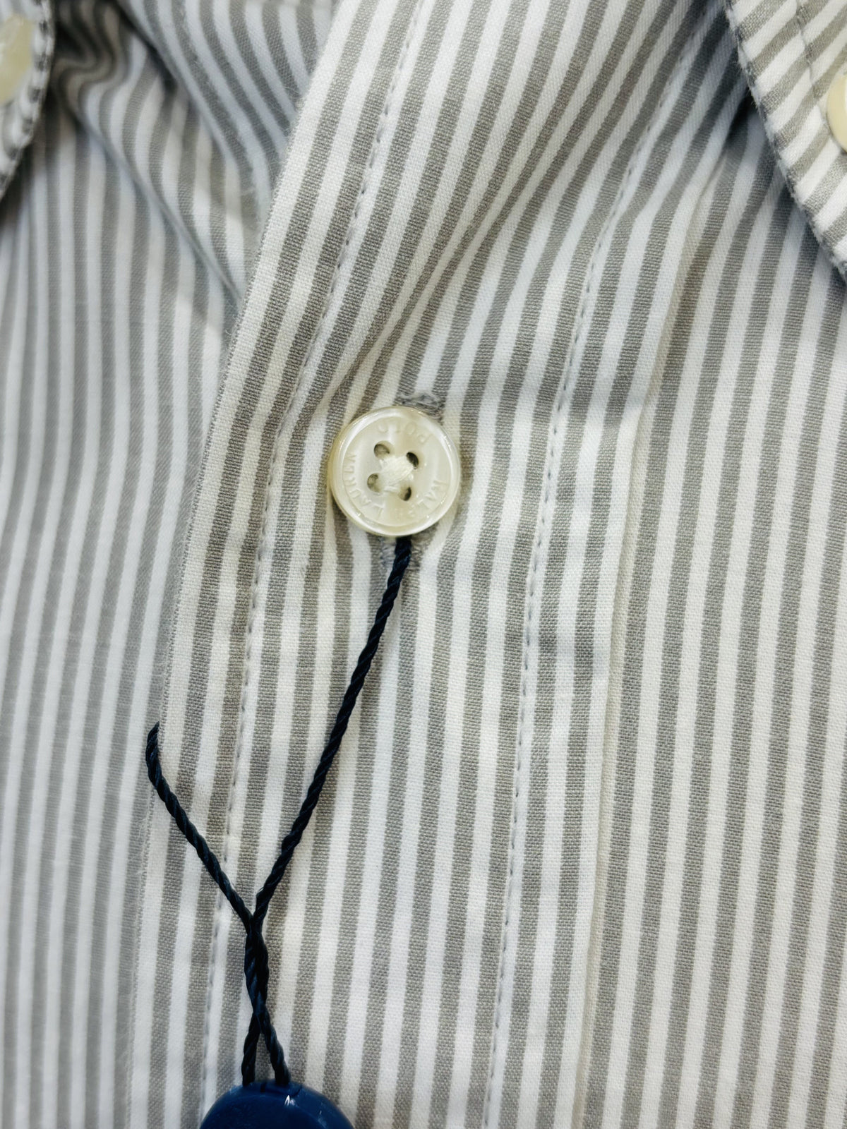 Men’s Light Grey Pinstripe Shirt - view 5