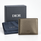 CD — Metallic Pewter Grained Bifold Wallet