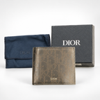 CD — Metallic Taupe Fine Monogram Bifold Wallet