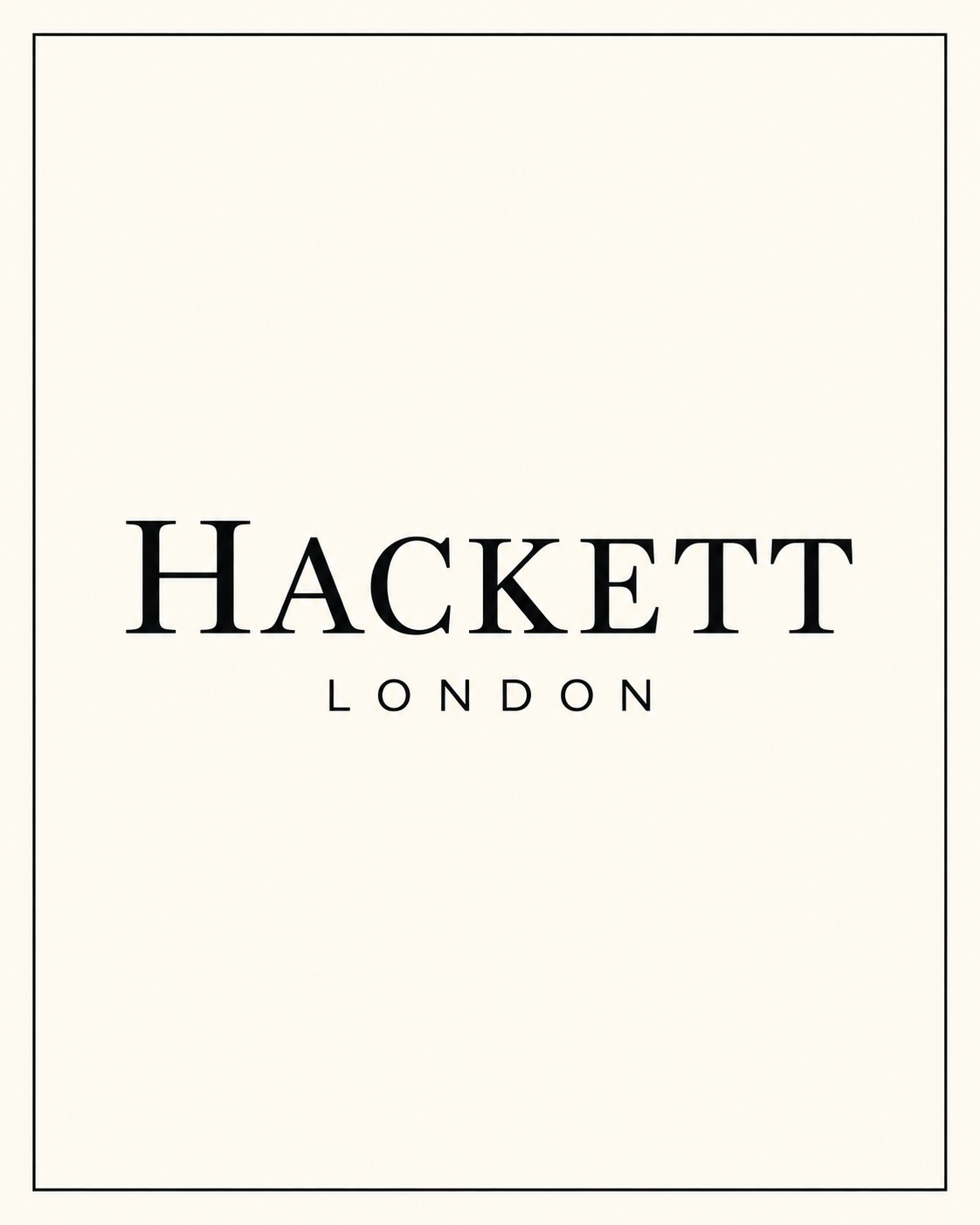 Drip Locker brand card — Hackett London