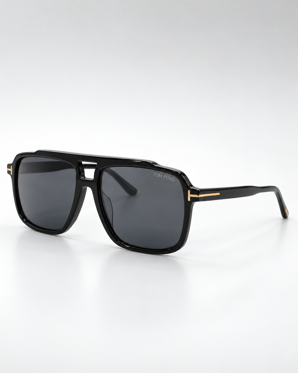 tom ford ft1117 01a navigator sunglasses — 45 degree product view