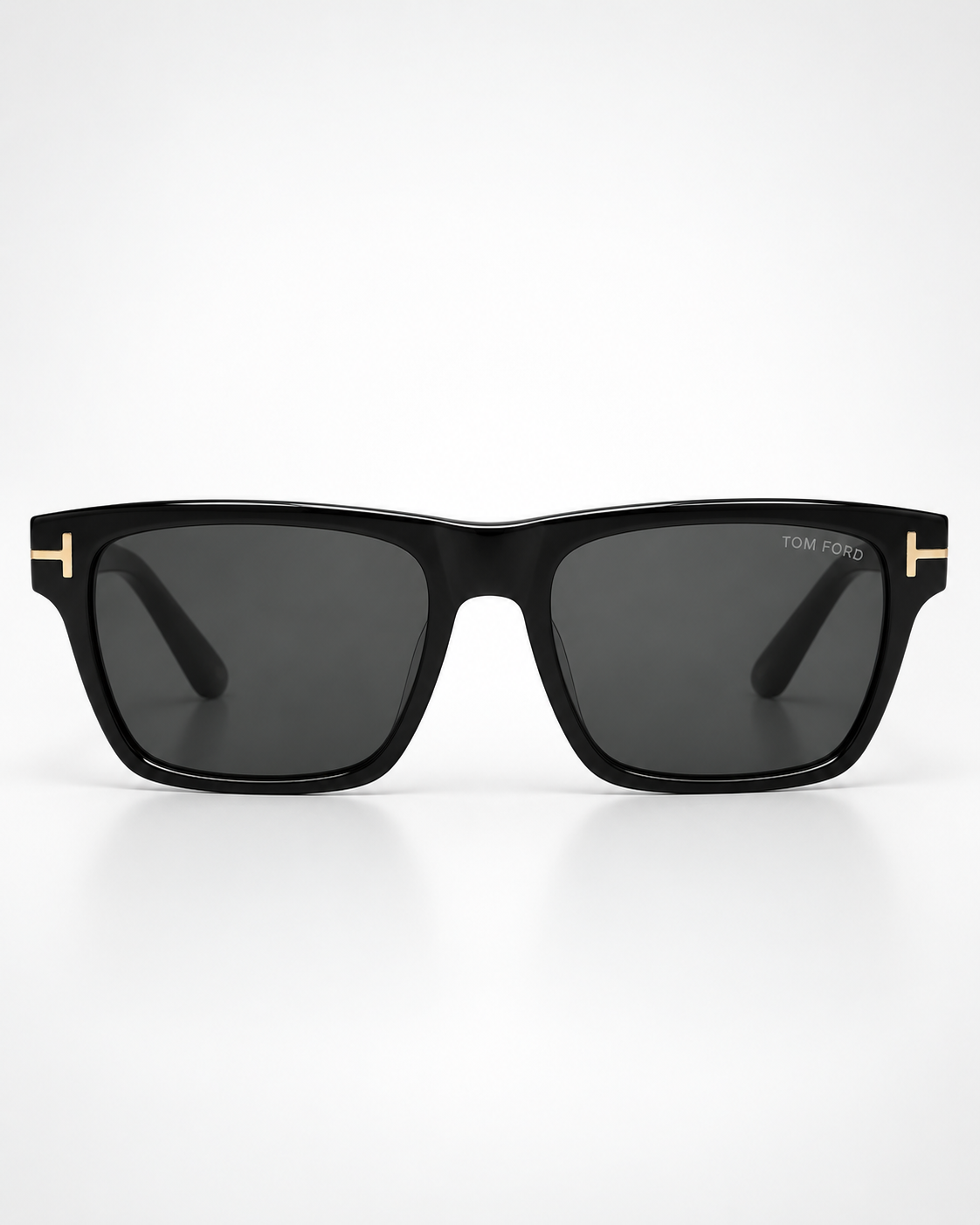 tom ford ft1205 01a square sunglasses — front product view