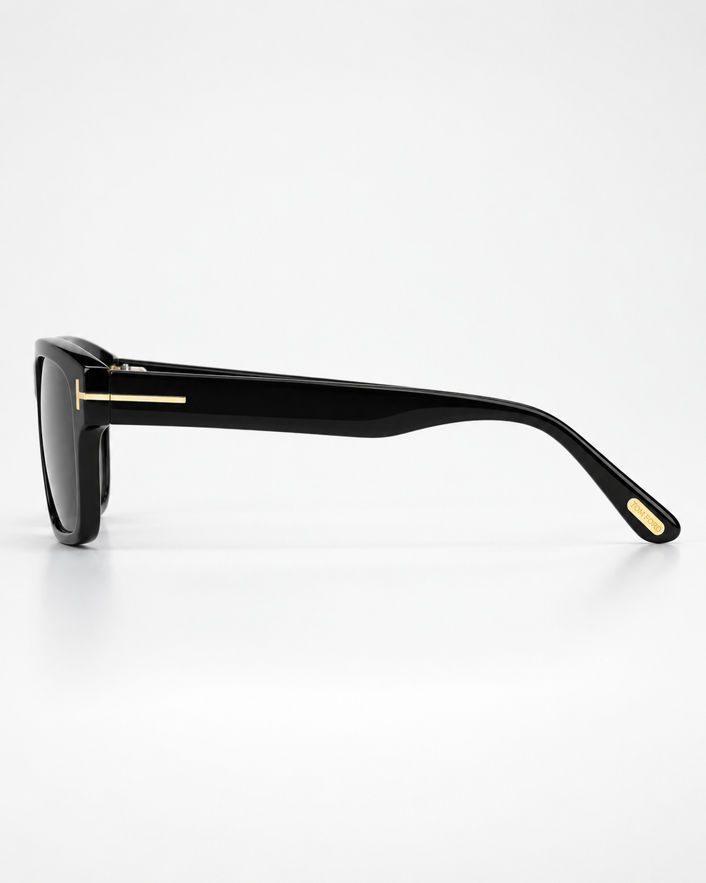 tom ford ft1205 01a square sunglasses — side product view