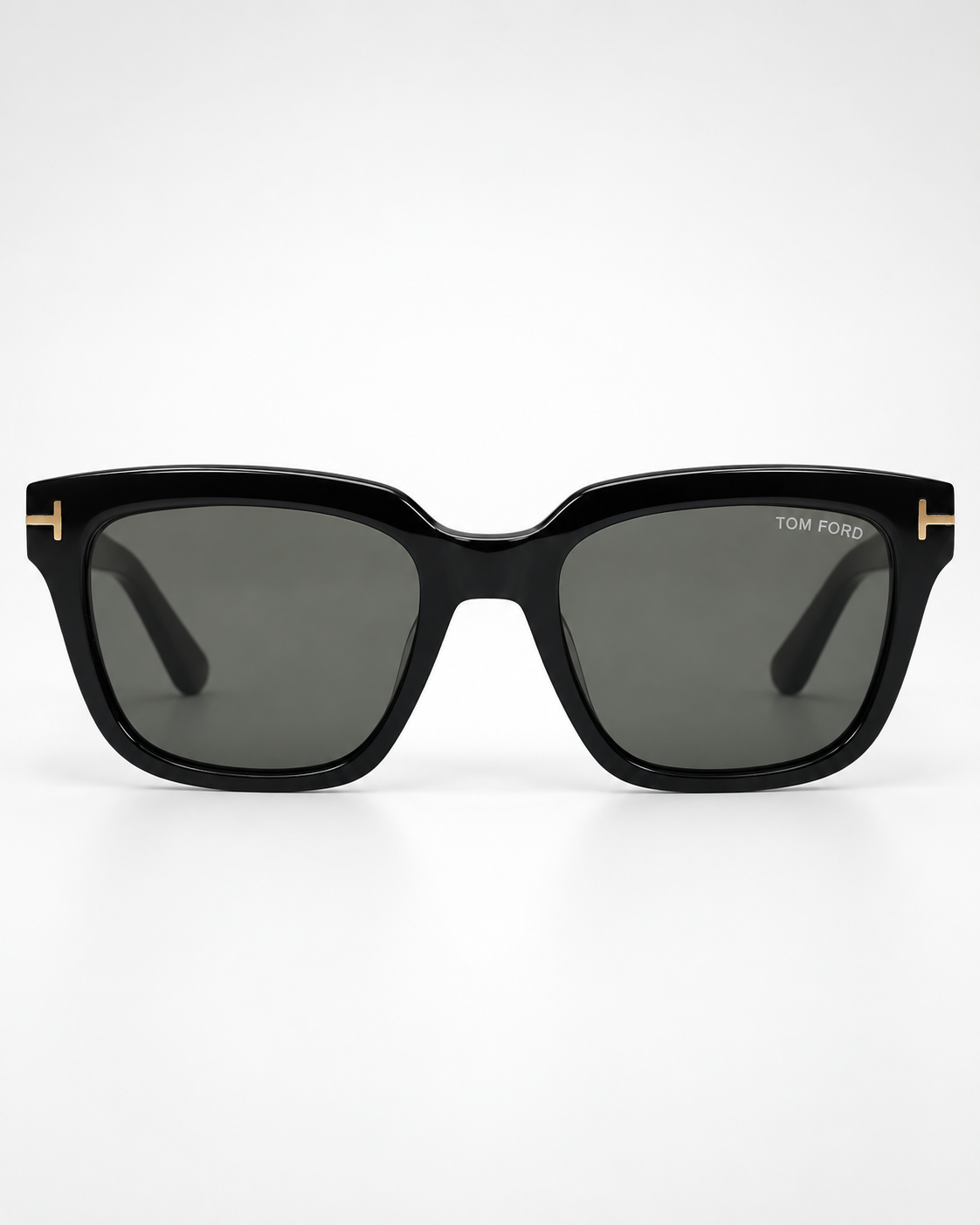 tom ford ft6027 b 001 square sunglasses — front product view
