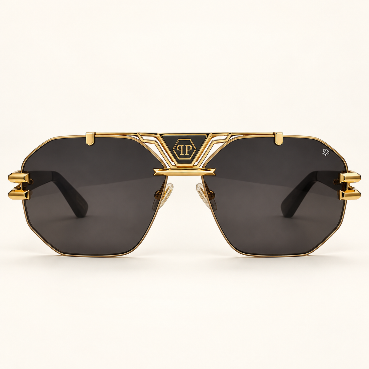 PP — Gold Smoke Navigator Sunglasses – Model 2