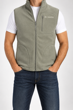 CLMB — Sage-Green Full-Zip Fleece Gilet