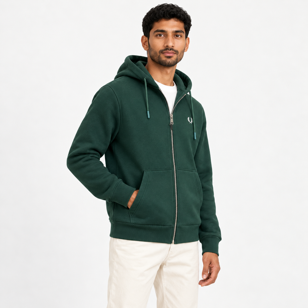 FP — Forest-Green Laurel Full-Zip Hoodie — side