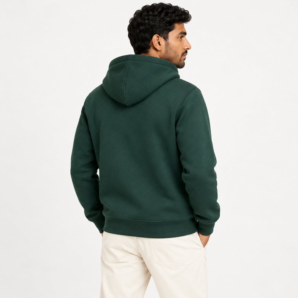 FP — Forest-Green Laurel Full-Zip Hoodie — back