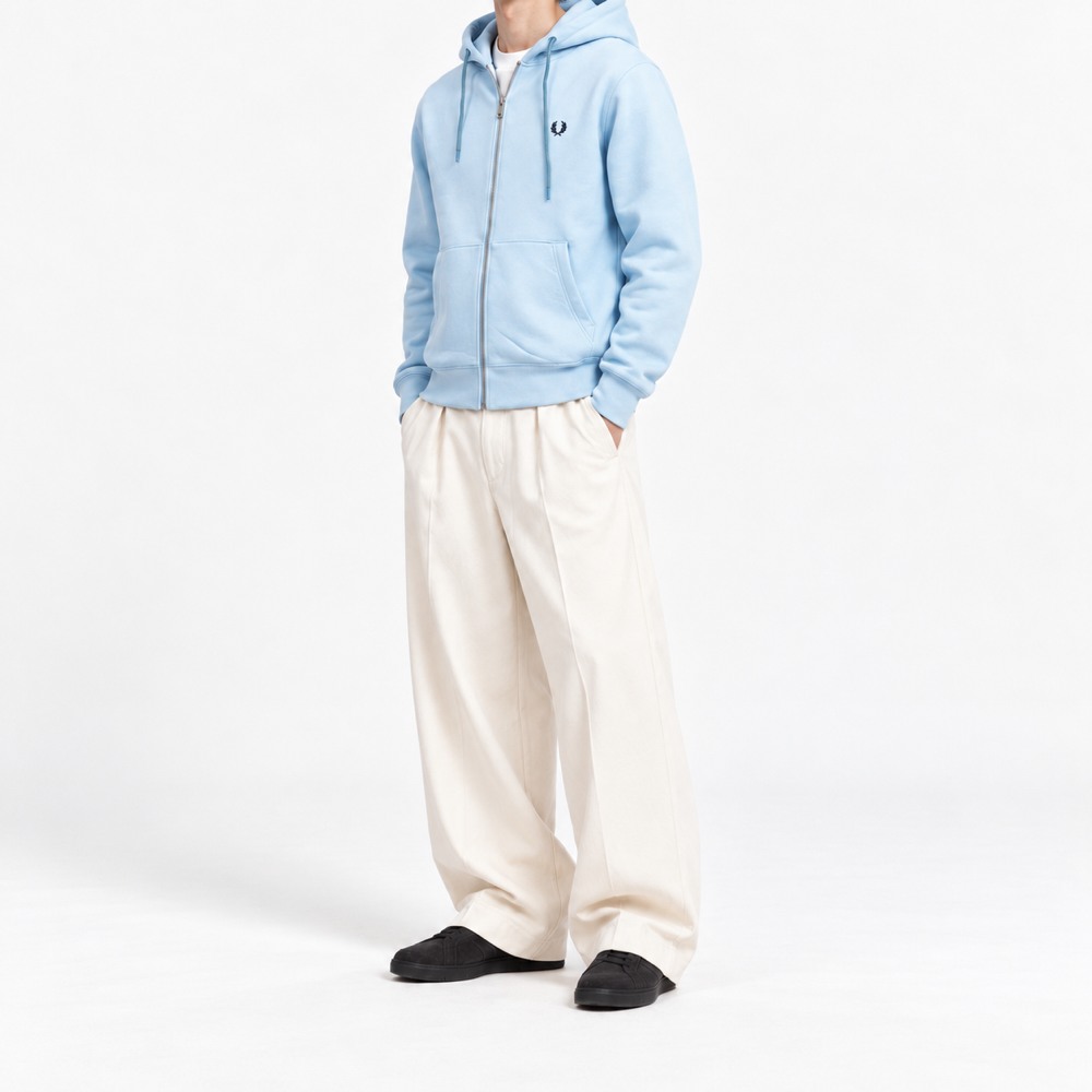 FP — Powder-Blue Laurel Full-Zip Hoodie — side