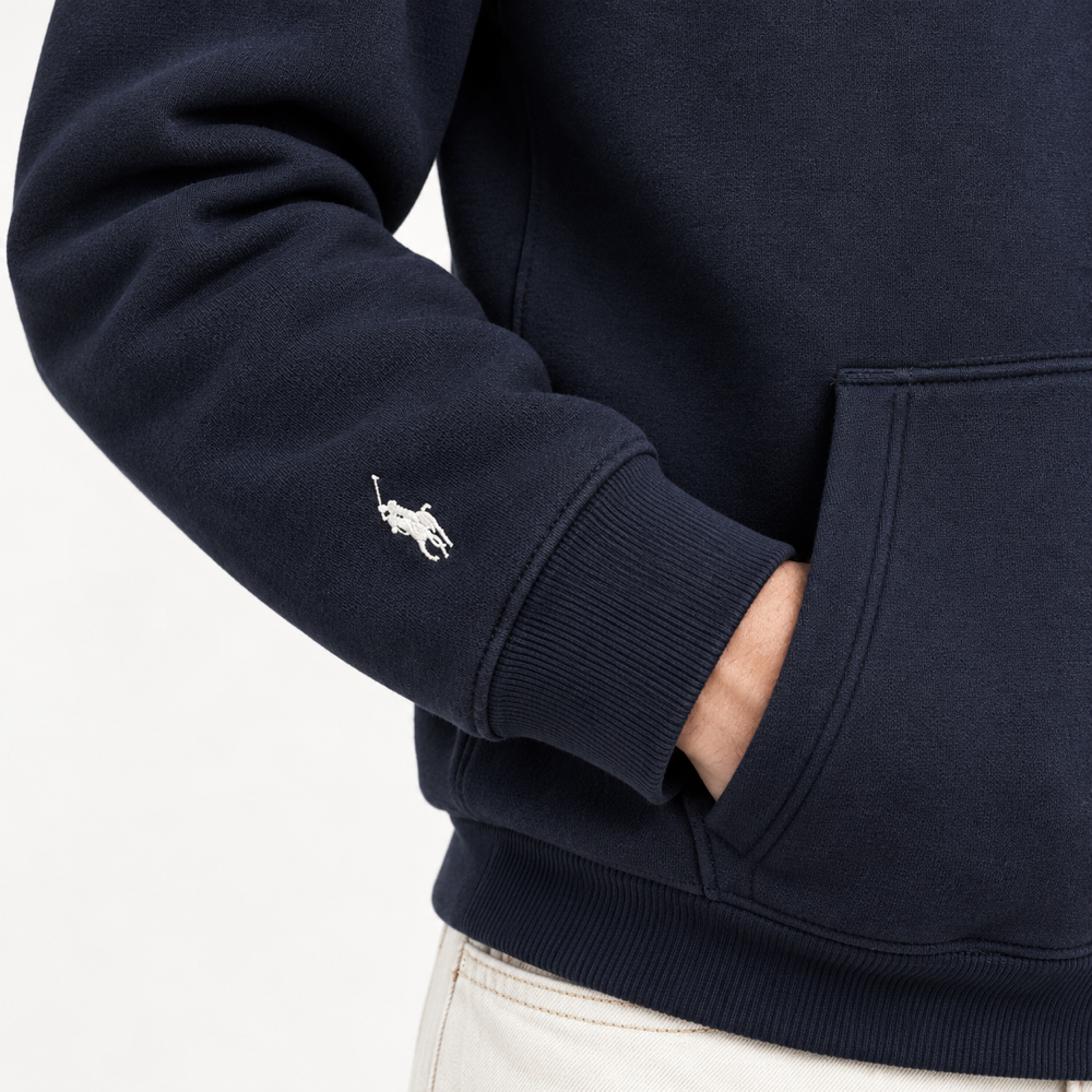 RL — Navy Embroidered Pullover Hoodie — additional