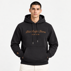 RL — Charcoal Bronze-Script Pullover Hoodie