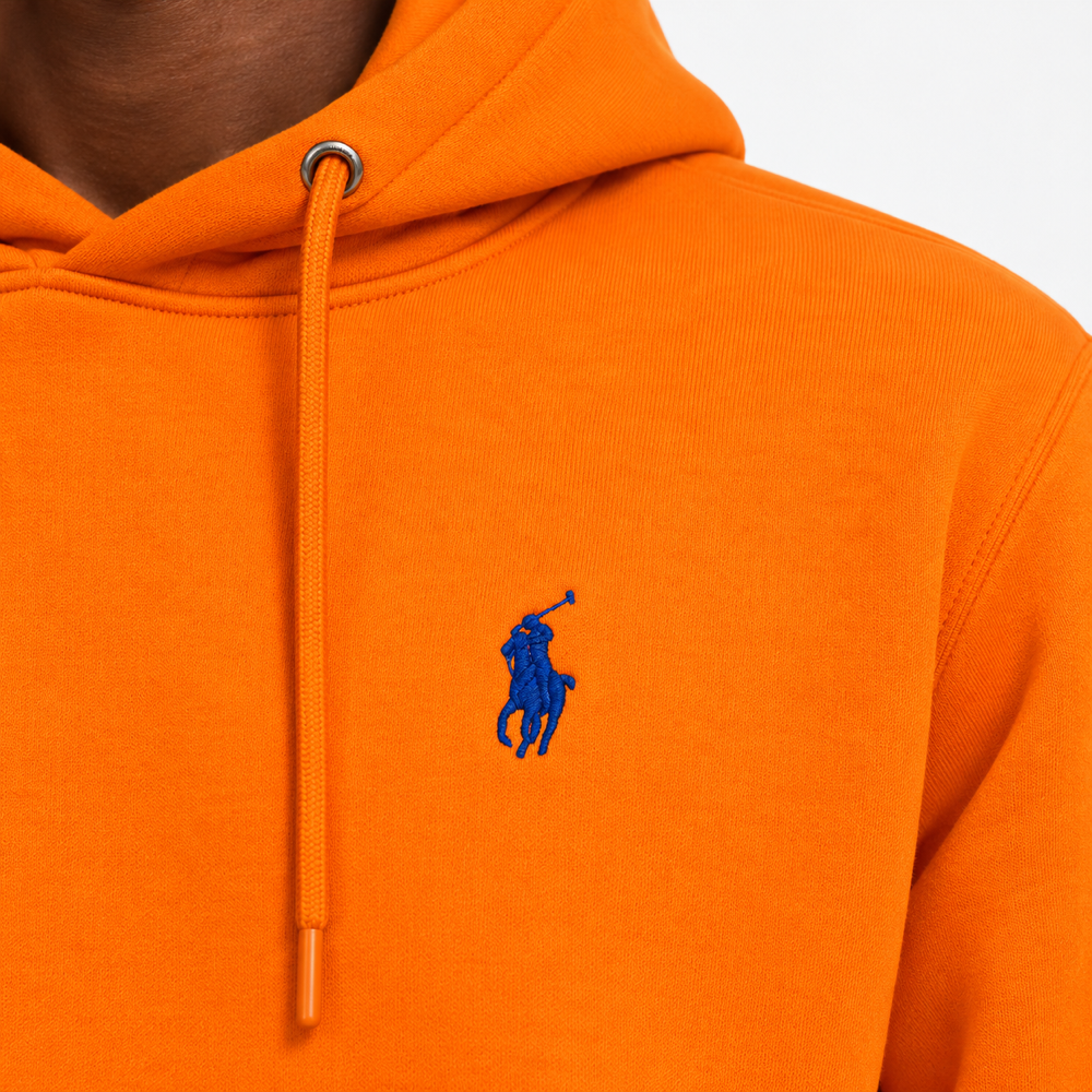 RL — Orange Navy-Emblem Pullover Hoodie — additional
