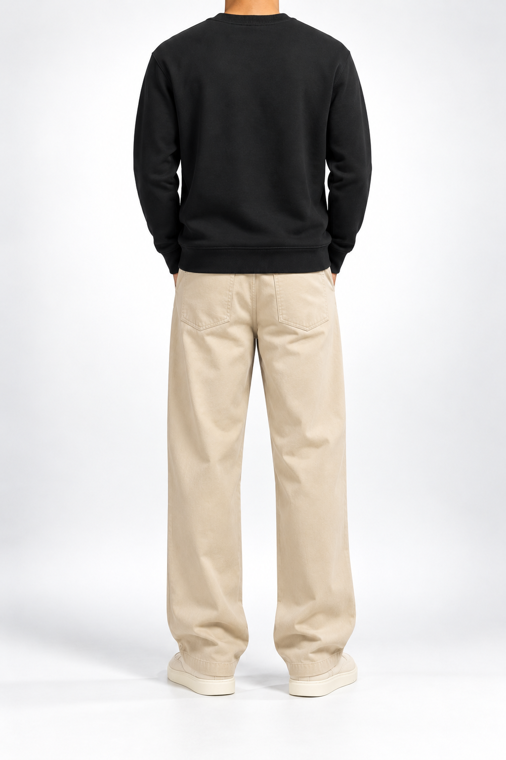 COACH — Black Dinosaur Graphic Crew-Neck Sweatshirt — back