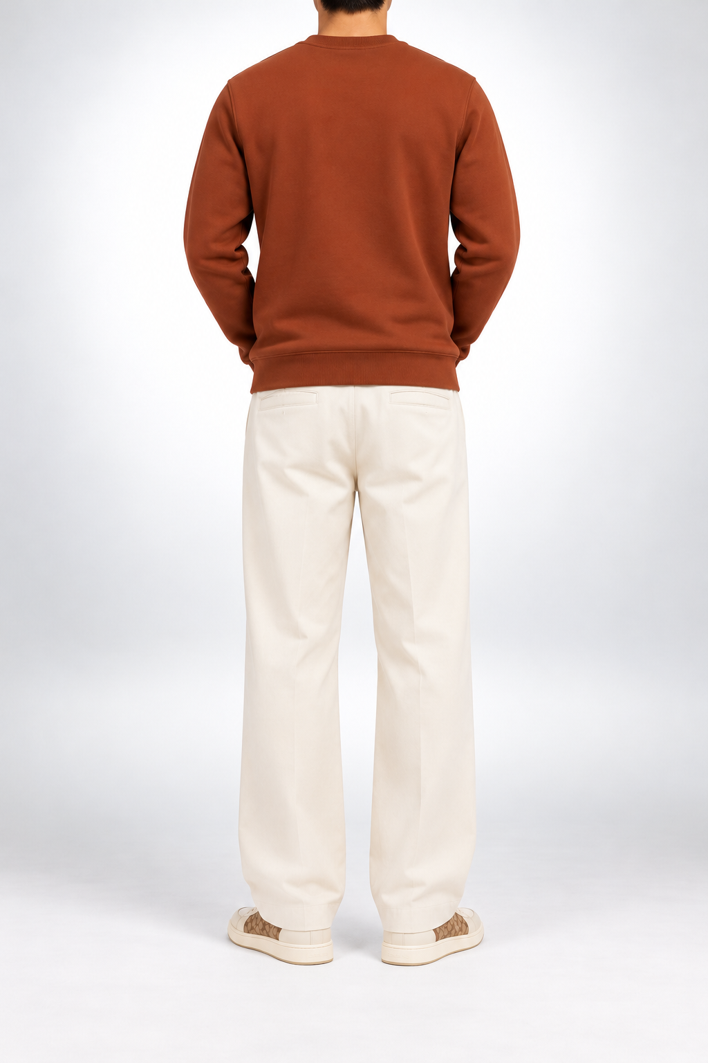 COACH — Rust New-York Horse-And-Carriage Sweatshirt — back
