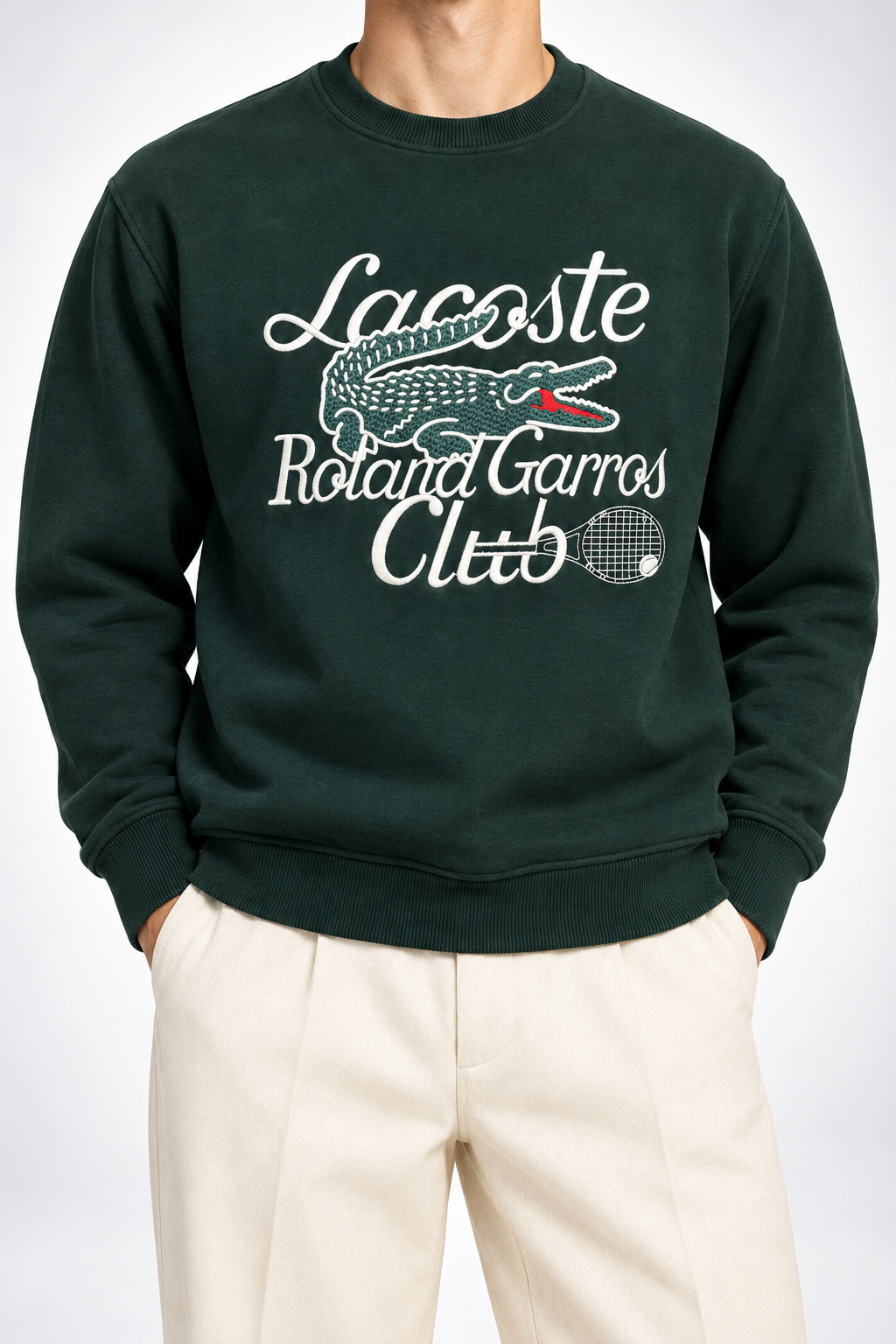 LCST — Dark-Green Roland Garros Club Sweatshirt — additional