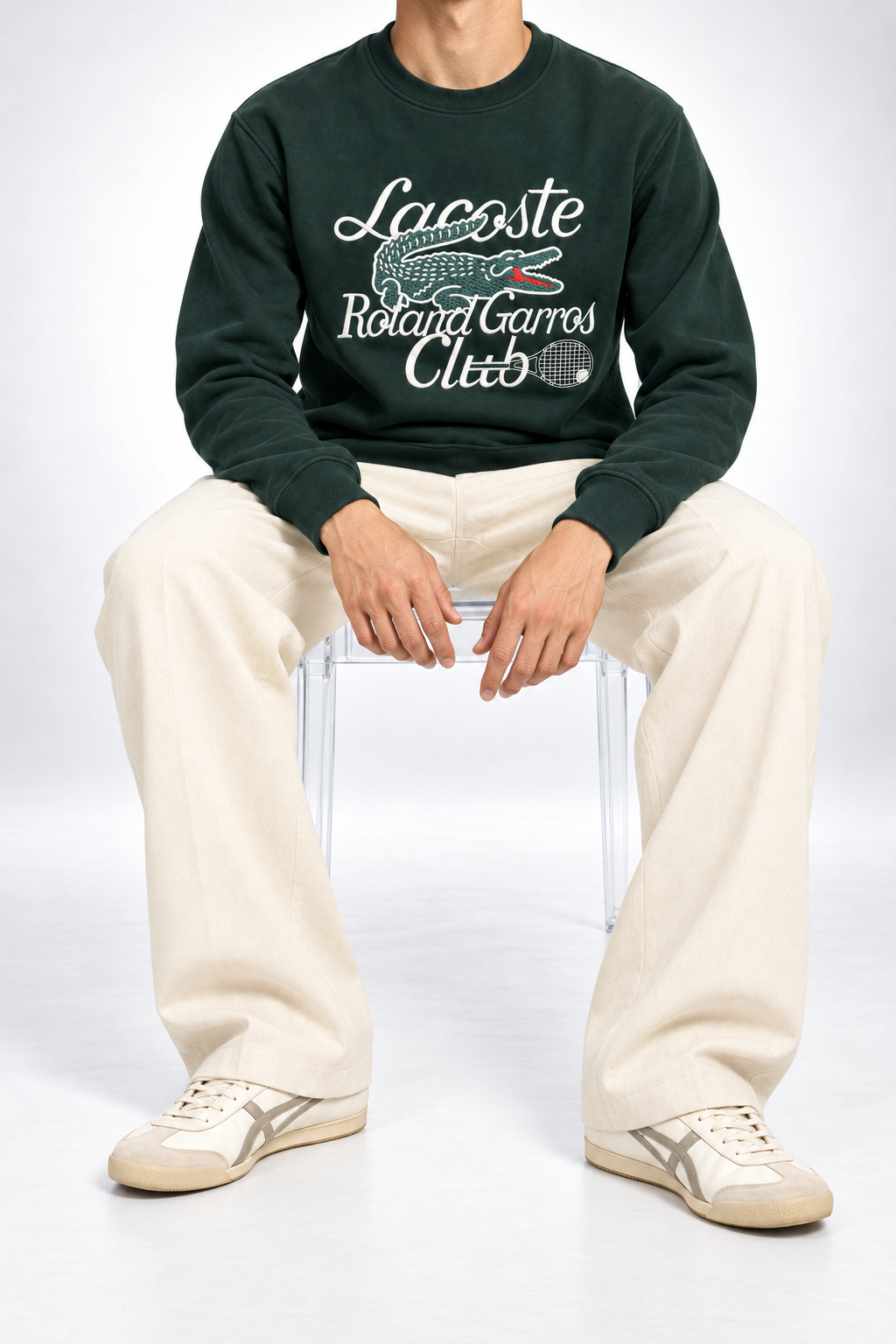 LCST — Dark-Green Roland Garros Club Sweatshirt — additional