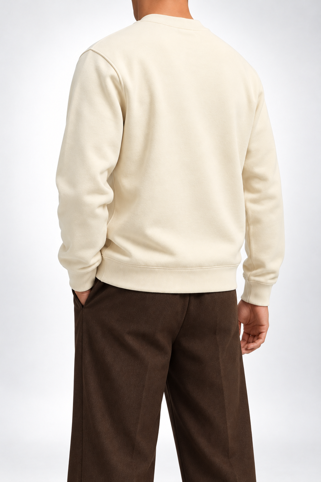 LCST — Cream Paris-Logo Crew-Neck Sweatshirt — additional
