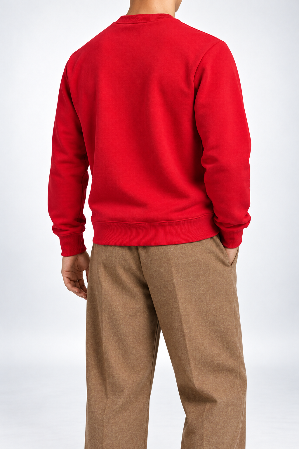 LCST — Red Logo Crew-Neck Sweatshirt — additional